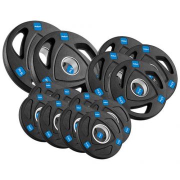 Set discuri olimpice Rebel Active RBA-2113, 30kg (8x 1.25kg, 4x 2.5kg, 2 x5kg), Deschidere olimpica, 51mm