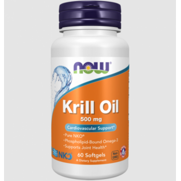 Now Krill Oil 500 mg 60 softgels