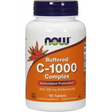 Now Vitamin C-1000 Complex Buffered with 250 mg Bioflavonoids 90 tabs