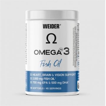 Weider Omega 3 Fish Oil 2000 mg 90 softgels