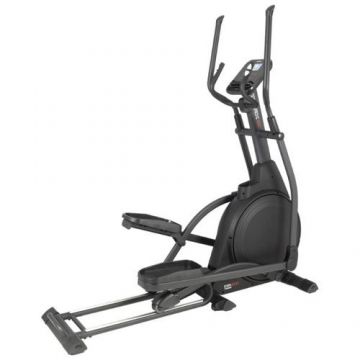 Bicicleta eliptica TOORX ERX 600, Greutate volanta 16 Kg, Sistem de franare cu rezistenta magnetica cu reglare electronica a efortului, BLUETOOTH, App Ready 3.0: compatibil cu Kinomap si Zwift, 24 de niveluri (Gri)