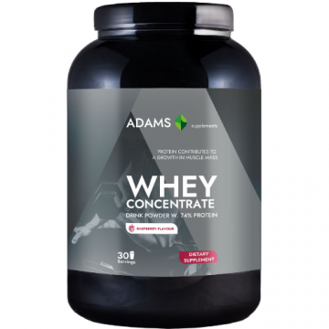 Whey Concentrate Protein (zmeura), 908gr, Adams