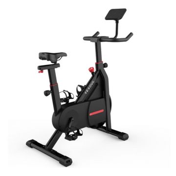 Bicicleta fitness YESOUL Spinning Bike C1A, Black, Suport pentru display, Rezistenta magnetica