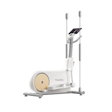 Bicicleta magnetica eliptica YESOUL Elliptical Machine EF25EV, White