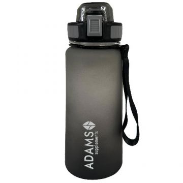 Sticla apa plastic, frosted black, 850ml, Adams Supplements