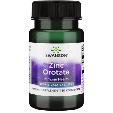 Swanson Zinc Orotate 60 vcaps