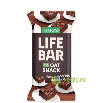 Baton de Ovaz cu Ciocolata si Alune de Padure fara Gluten Ecologic/Bio 40g Baton de Ovaz cu Ciocolata si Alune de Padure fara Gluten Ecologic/Bio 40g