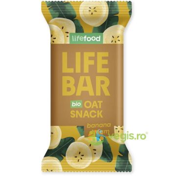 Baton de Ovaz cu Banane Ecologic/Bio 40g Baton de Ovaz cu Banane Ecologic/Bio 40g