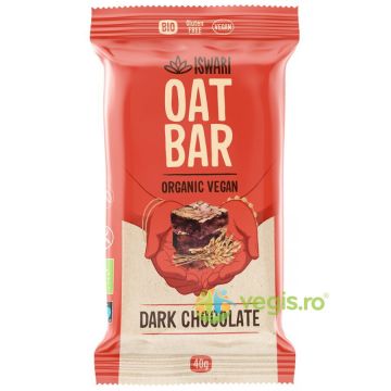 Baton Energizant din Ovaz si Ciocolata Neagra fara Gluten Ecologica/Bio 40g Baton Energizant din Ovaz si Ciocolata Neagra fara Gluten Ecologica/Bio 40g