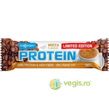Baton Proteic 25% Proteine cu Aroma de Mocca fara Gluten 60g Baton Proteic 25% Proteine cu Aroma de Mocca fara Gluten 60g