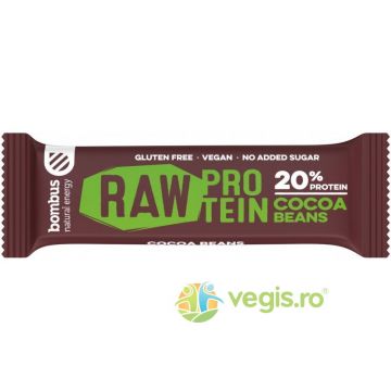 Baton Proteic cu Boabe de Cacao fara Gluten 20% Proteine 50g Baton Proteic cu Boabe de Cacao fara Gluten 20% Proteine 50g