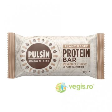 Baton Proteic cu Ciocolata si Arahide fara Gluten 50g Baton Proteic cu Ciocolata si Arahide fara Gluten 50g