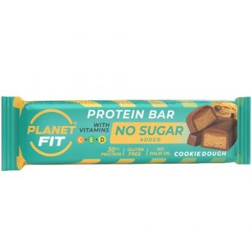 Baton proteic cu vitamine, Cookie Dough, 40g, Brain Foods Baton proteic cu vitamine, Cookie Dough, 40g, Brain Foods