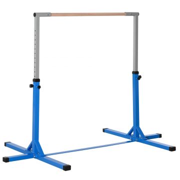 HOMCOM Bară pentru Gimnastică Artistică sau Dans Clasic Reglabilă în Înălțime 92-150 cm, Albastru | Aosom Romania HOMCOM Bară pentru Gimnastică Artistică sau Dans Clasic Reglabilă în Înălțime 92-150 cm, Albastru | Aosom Romania