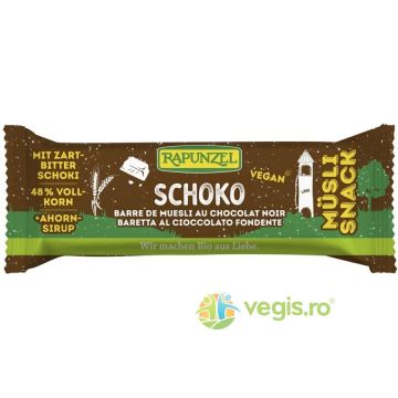 Musli Snack cu Ciocolata Vegan Ecologic/Bio 50g Musli Snack cu Ciocolata Vegan Ecologic/Bio 50g