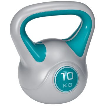 SPORTNOW Kettlebell 10 kg, halteră cu mâner ergonomic, halteră cu minge, culturism, antrenament, 22 x 16 x 26 cm, albastru | Aosom Romania SPORTNOW Kettlebell 10 kg, halteră cu mâner ergonomic, halteră cu minge, culturism, antrenament, 22 x 16 x 26 cm, albastru | Aosom Romania
