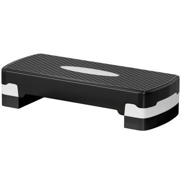 HOMCOM stepper pentru fitness si aerobic, 68x29cm, negru | Aosom Romania